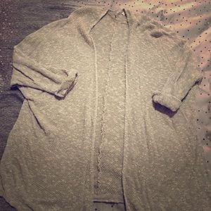 Oversized knit cardigan